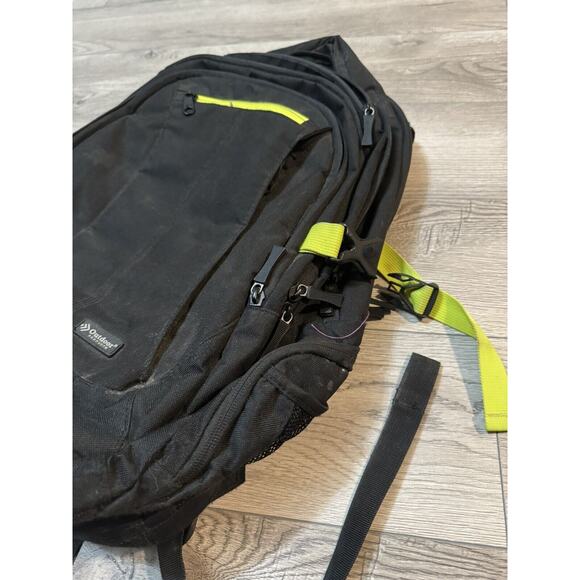 Outdoor Products Backpack Black And HelloPockets Inside And Out Wide Shoulder... - Picture 3 of 8